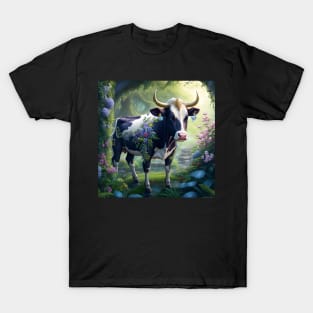 Cow in Forest T-Shirt